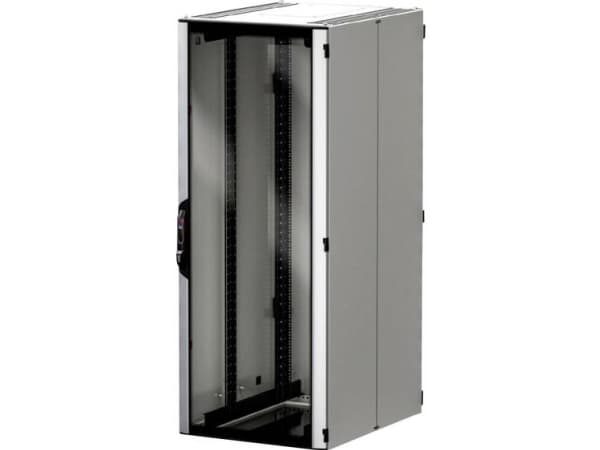 Rittal 5301.423, Dør, Svart, Gjennomsiktig, Aluminium, Herdet glass, IP55, VX IT, 800 mm