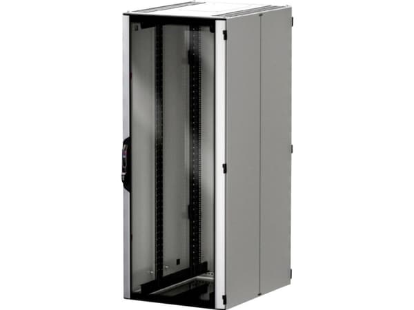 Rittal 5301.423, Dør, Svart, Gjennomsiktig, Aluminium, Herdet glass, IP55, VX IT, 800 mm
