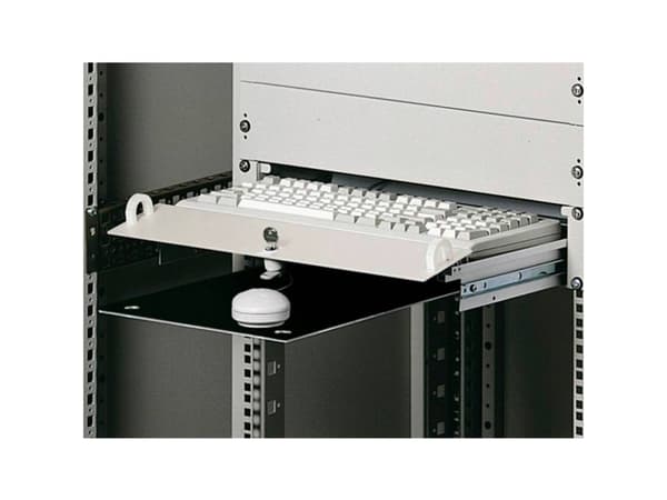 Rittal DK 5302.205, Skuffeinnlegg, Sort, Aluminium, Stål, 482,6 mm, 390 mm, 7,04 kg