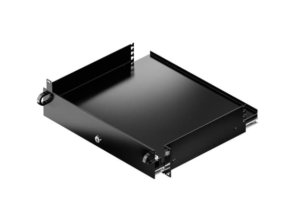 Rittal DK 5302.205, Skuffeinnlegg, Sort, Aluminium, Stål, 482,6 mm, 390 mm, 7,04 kg