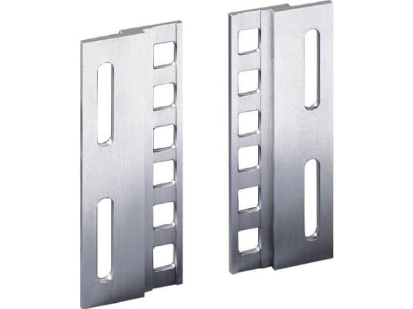 Rittal DK 7246.060, Harmaa, Alumiini, 6U, 48,3 cm (19"), 2 kpl, 230 g