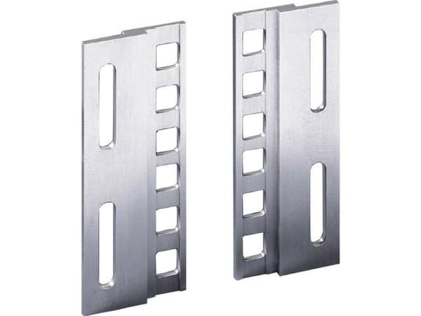 Rittal DK 7246.060, Harmaa, Alumiini, 6U, 48,3 cm (19"), 2 kpl, 230 g