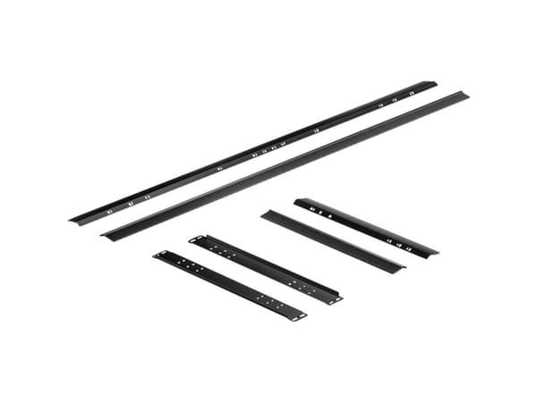 Rittal 5302.036, Børstesett, Svart, Plastikk, Stål, 80 cm, 1 stykker