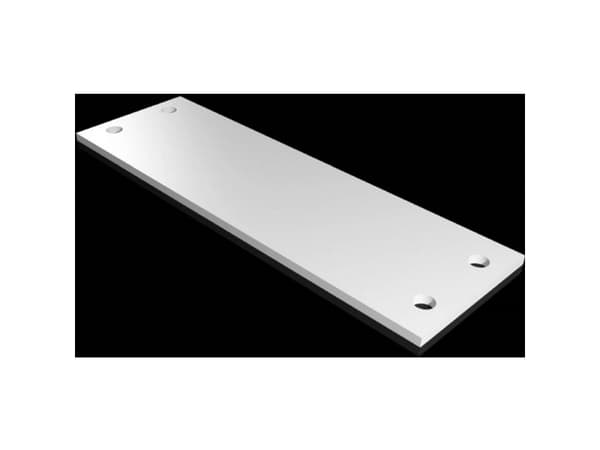 Rittal plastflensplate funksjonell sidevegg 152x48mm pakke med 10 stk.