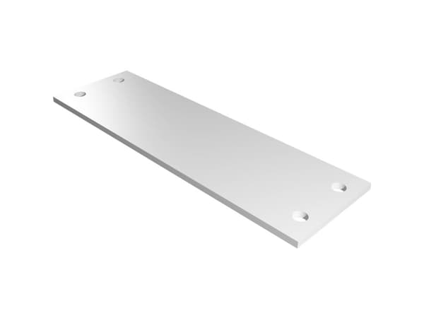 Rittal plastflensplate funksjonell sidevegg 152x48mm pakke med 10 stk.