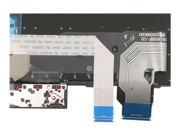 Primax - Erstatningstastatur for bærbar PC - med Trackpoint, UltraNav - bakbelysning - QWERTY - Engelsk - Europa - svart - FRU - for ThinkPad L13 Gen