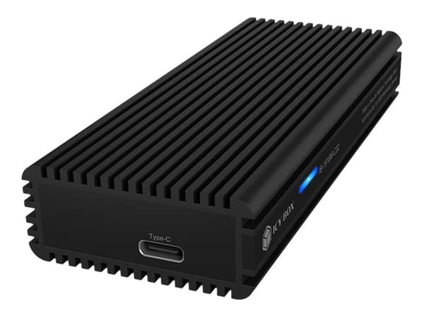 RaidSonic ICY BOX IB-1916M-C32 - Lagringspakke - M.2 - M.2 NVMe-kort / PCIe 3.0 (NVMe) - 20 Gbit/s - USB-C - svart