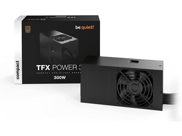 be quiet! TFX Power 3 - Strømforsyning (intern) - TFX12V 2.52/ EPS12V 2.92 - 80 PLUS Bronze - AC 100-240 V - 300 watt - aktiv PFC - Europa