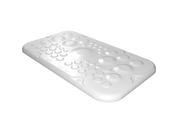 Rittal Rittal Laippalevy (L x B) 149 mm x 256 mm Muovi Grå 1 stk