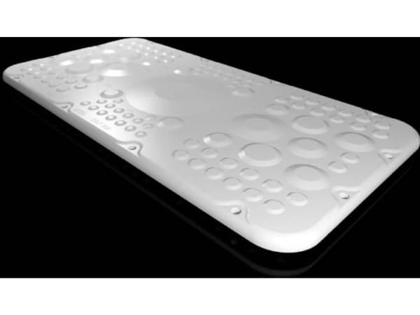 Rittal AX 2567.300 Laippalevy (L x B) 221 mm x 436 mm Muovi Grå 1 stk