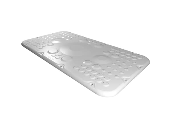 Rittal SZ 2566.300, Rackplate, Plast, Lysegrå, 1 stykker, 752 g