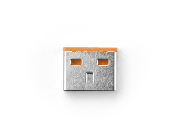 Smartkeeper UL03P2OR, Portin lukitsin, USB A-tyyppi, Oranssi, Muovi, 100 kpl, Muovipussi
