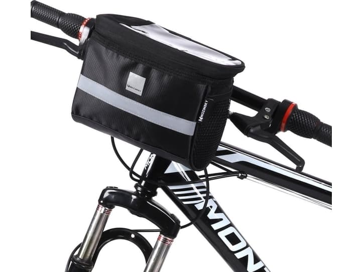 Wozinsky Bicycle Handlebar Bag With Window For Touch Phone 2L Black Wozinsky WBB12BK Universal