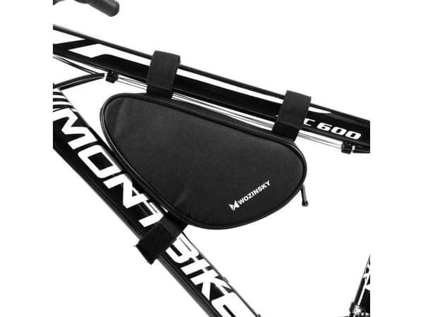 Wozinsky cykelväska för 1,5 liters cykelram, svart (WBB11BK) (WBB11BK)