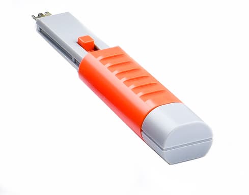 Smartkeeper NL03PKOR, Portblockerare + nyckel, RJ-45, Orange, 10 styck, Polypåse, 11,7 mm