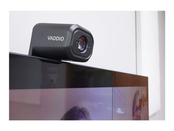 Vaddio IntelliSHOT - Konferansekamera - farge - 8,5 MP - 1920 x 1080 - 1080/30p - lyd - HDMI - USB 3.0 - H.264 - PoE Plus