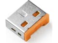 Pikkukuva 5 / 5: Smartkeeper UL03P1OR, Portin lukitsin, USB A-tyyppi, Oranssi, Muovi, 10 kpl, Muovipussi