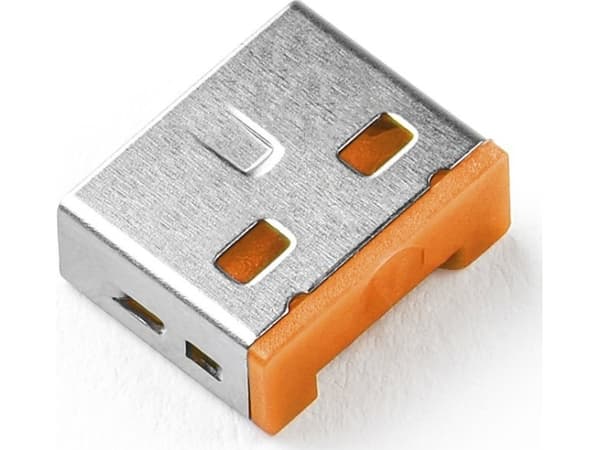 Smartkeeper UL03P1OR, Portin lukitsin, USB A-tyyppi, Oranssi, Muovi, 10 kpl, Muovipussi