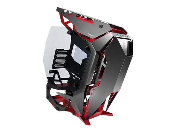 Antec Torque computer case, Midi Tower, PC, Musta, Punainen, ATX, EATX, ITX, mikro ATX, Alumiini, Pelaaminen