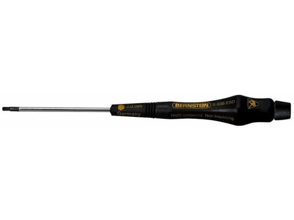 Bernstein ESD Hexagonskruvmejsel Nyckelbredd: 1,5 mm Bladlängd: 50 mm