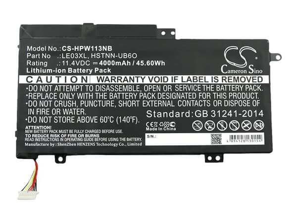 CoreParts - Batteri til bærbar PC - litiumion - 4000 mAh - 45.6 Wh - svart