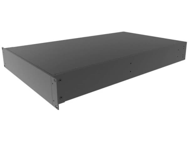 Hammond Electronics RM2U1928SBK 19 tums 19 tums industriskåp 2 U Svart