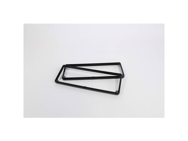 Hammond Electronics 1455UBBK Blænde ABS Sort (L x B x H) 196 x 71 x 11.60 mm 2 stk