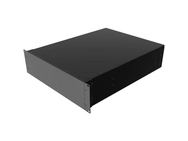 Hammond Electronics RM3U1922SBK 19 tommer 19 tommer industrikabinet 3 U Sort