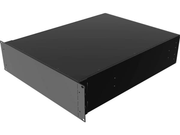 Hammond Electronics RM3U1922SBK 19 tommer 19 tommer industrikabinet 3 U Sort