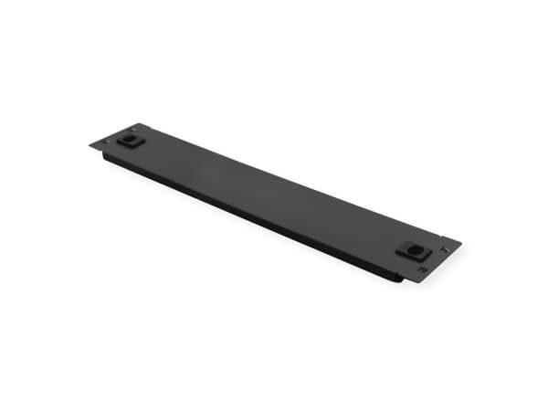 ROLINE 26.30.0001, Blindpanel, Sort, Stål, 2U, 48,3 cm (19"), 361,9 g