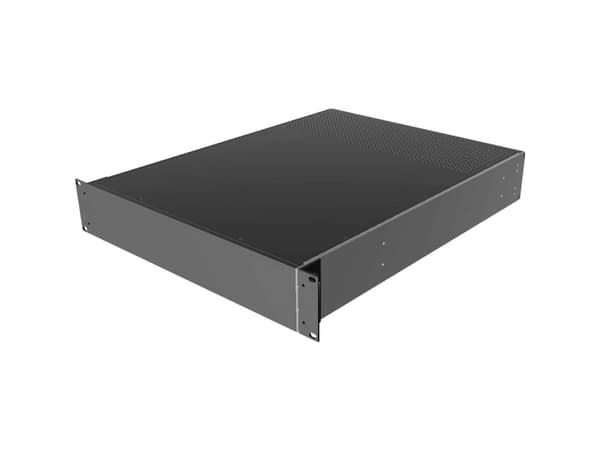 Hammond Electronics RM2U1922VBK 19 tuuman 19 tuuman teollisuuskaappi 2 U musta