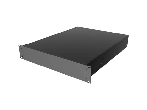 Hammond Electronics RM2U1922SBK 19 tums 19 tums industriskåp 2 U Svart