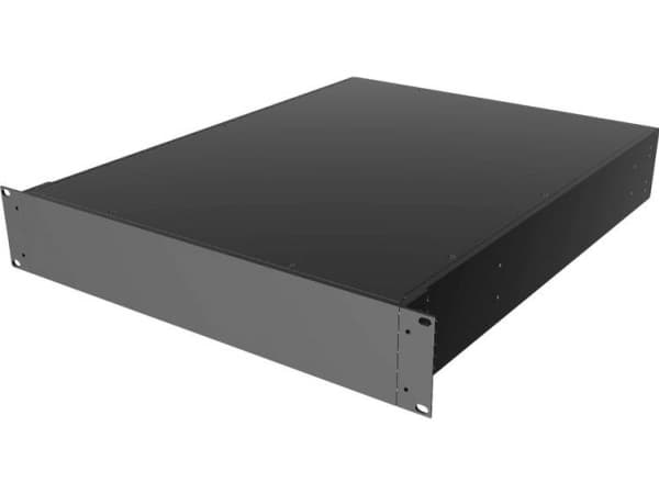 Hammond Electronics RM2U1922SBK 19 tums 19 tums industriskåp 2 U Svart