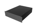 Miniatyrbilde 2 av 2: Hammond Electronics RM3U1922VBK 19 tommer 19 tommer industrikabinet 3 U Sort