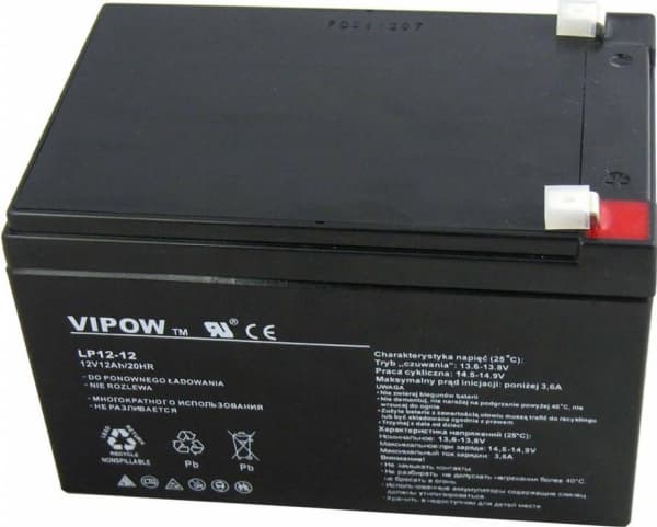 Vipow Gel battery 12V 12Ah (BAT0216)