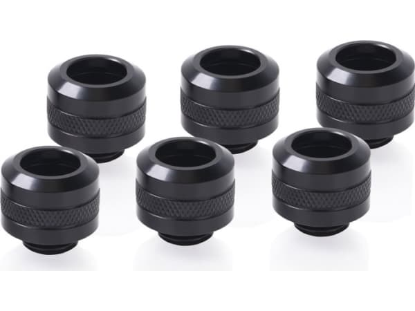 Alphacool 17475, Monteringssats, mässing, Svart, 1/4", 20 mm, 2,2 cm