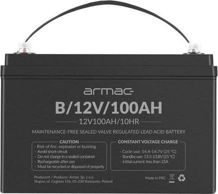 Armac - UPS-batteri - 1 x batteri - Bly-syra - 100 Ah