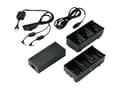 Miniatyrbilde 1 av 2: Zebra 3-Slot Battery Charger Connected via Y Cable - Batterilader - utgangskontakter: 3 - USA (en pakke 2) - for QLn 220, 220 Healthcare, 320, 420; Z