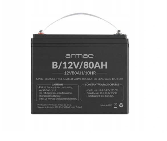 Armac - UPS-batteri - 1 x batteri - blysyre - 80 Ah