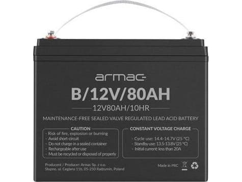 Armac - UPS-batteri - 1 x batteri - blysyre - 80 Ah