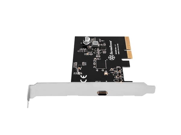 Silverstone ECU06, PCIe, USB 3.2 Gen 2 (3.1 Gen 2), Lavprofil, PCIe 3.1, 20 Gbit/sek., 0 - 85 °C