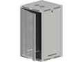 Miniatyrbild 4 av 5: Alantec SW-24U-600-600-N-DSJ-OP-RP-B-S, Fristående rack, 24U, 80 kg, Grå