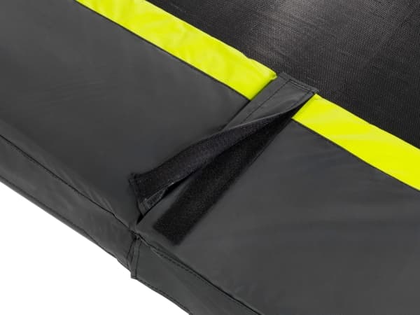 EXIT Silhouette trampoline - Ø: 366 cm. - Svart - Inkl. Sikkerhetsnett