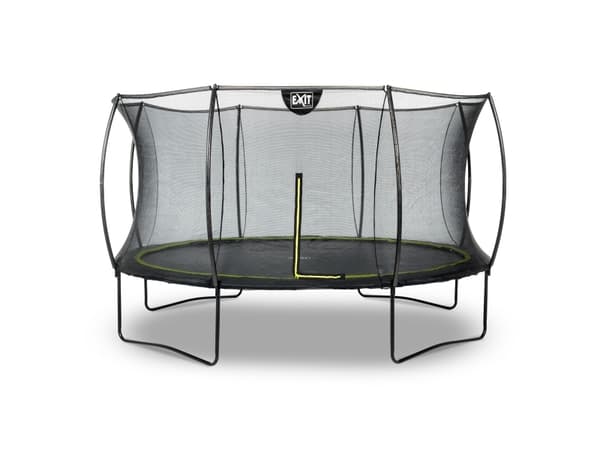 EXIT Silhouette trampoline - Ø: 366 cm. - Svart - Inkl. Sikkerhetsnett