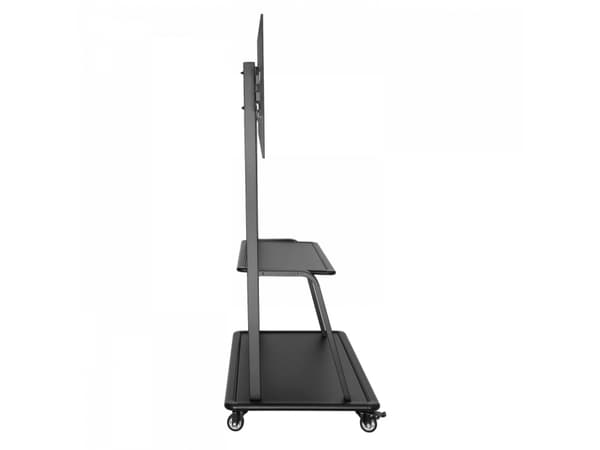 V7 TVCART3, 152,4 cm (60"), 2,67 m (105"), 200 x 200 mm, 1000 x 600 mm, Stål, Sort