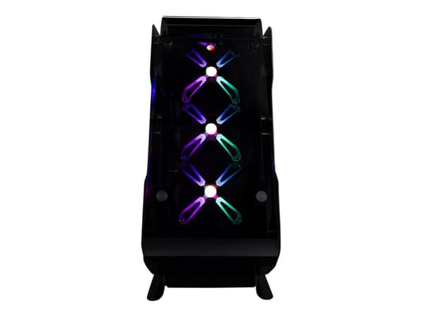 ZALMAN Z-MACHINE 500 - Mid tower - utökad ATX - genomskinlig sidopanel (härdat glas) - ingen strömförsörjning - USB/ljud