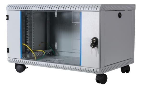 EFB Elektronik 691715VGR.60, Veggmonterbar hylle, 15U, 50 kg, Grå