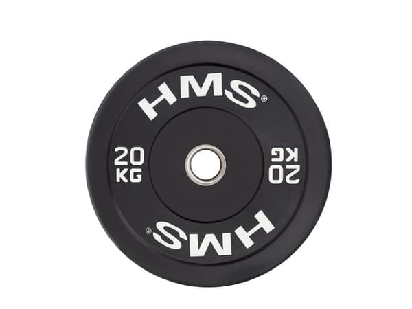 HMS Olympic plate BBR20 Bumper 20 kg svart (17-61-018)