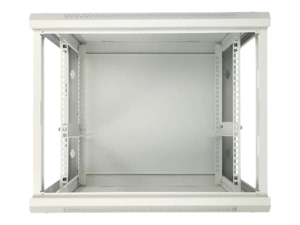 Extralink EX.12981, Seinään asennettava laitekehikko, 12U, 60 kg, Näppäinlukko, Harmaa