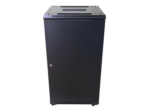 Extralink - Rack skåp - 600x600 mm - golvstående - svart - 22U - 19"